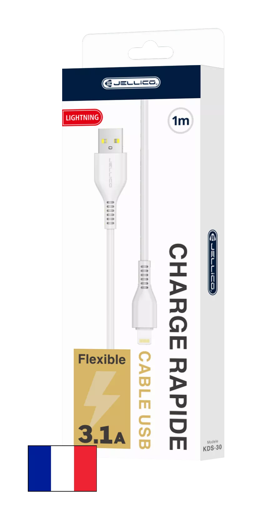 Câble USB / Lightning 1m